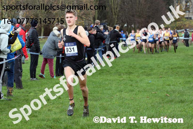 IAAF Junior Mens 2017 British Athletics Liverpool Cross Challenge, Sefton Park, Liverpool. Photo:  David T. Hewitson/Sports for All Pics